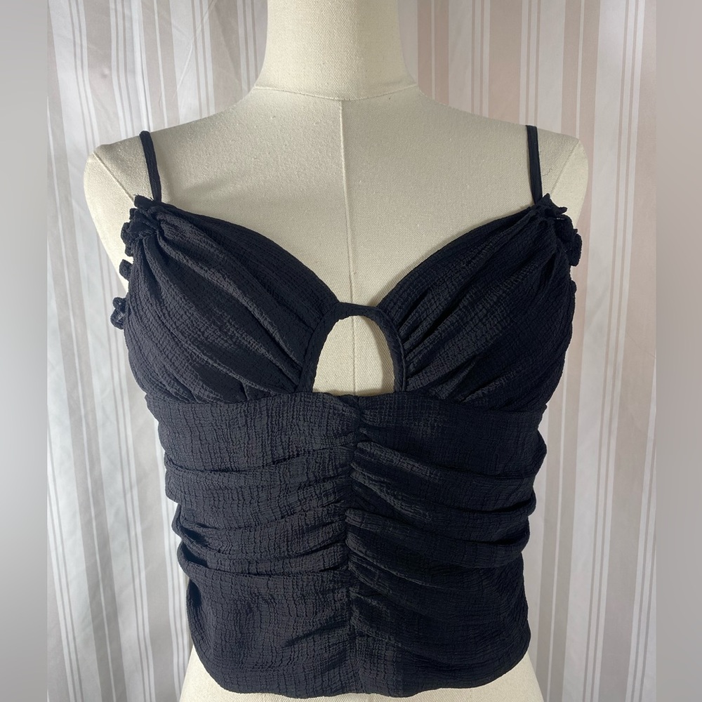 Zara Women Black Top in size Large